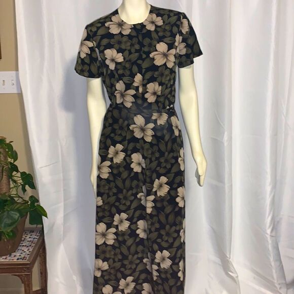 Vintage 90’s Floral print two piece dress. Size 8 - Picture 1 of 9